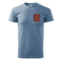 Flanelové triko červené