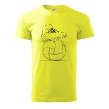 Futbalová lopta kopačka jedným ťahom