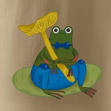 Žaba s hubou (studio-arte.cz)