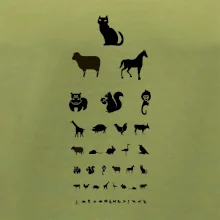 Očný test zvieratká