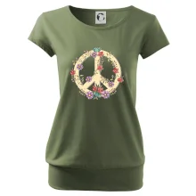 Peace symbol pieskový