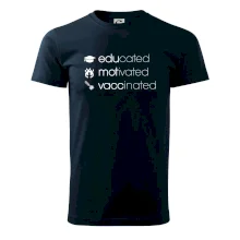 Educated motivated vaccinated Educated motivated vaccinated