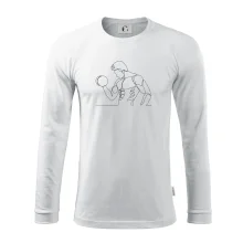 Fitness muž jedným ťahom Fitness muž jedným ťahom