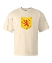 Škótsky lev na hrudi