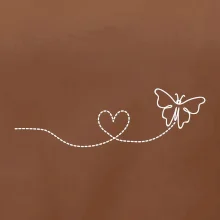 Dráha letu motýľa - srdce