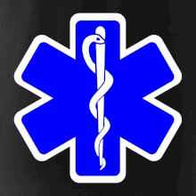 Rescue - Hviezda na prsníku + nápis na chrbte Rescue - Hviezda na prsníku + nápis na chrbte