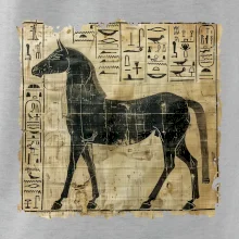 Egyptské hieroglyfy kôň