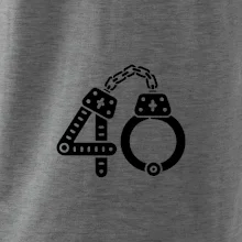 Narodeninové tričko pre policajta - putá 40