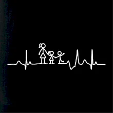 Ekg mamička a dievča + chlapec