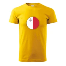 Vlajka Malta okrúhla veľká