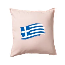 Grécko vlajka - štetkou