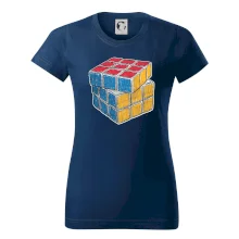 Rubikova kocka kreslená