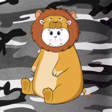 Mačka v prevlečení leva