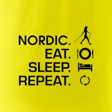 Nordic walking eat sleep
