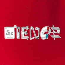 Science věda nápis