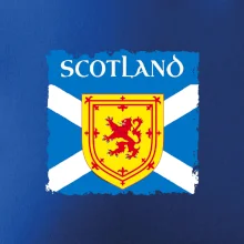 Škótska vlajka s erbom leva