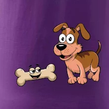 Parové tričko - Pes a kosť