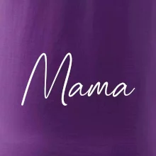 Nápis písací na prsiach - mama