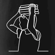 Študent a kniha jedným ťahom Študent a kniha jedným ťahom