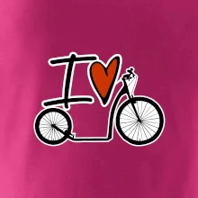 I love kolobežka veľké a malé koleso I love kolobežka veľké a malé koleso