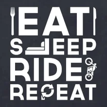 Eat sleep ride moto