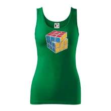 Rubikova kocka kreslená