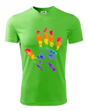 LGBT hand print