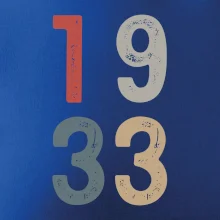 Vintage číslica 1933