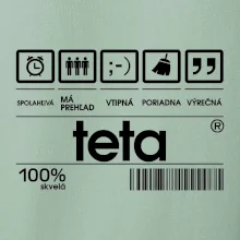 Čiarový kód - teta