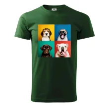 Psi šteňatá koláž