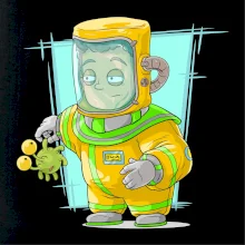 Vesmírny vojak tyrkysový