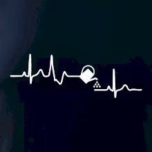 EKG záhrada - kanva EKG záhrada - kanva