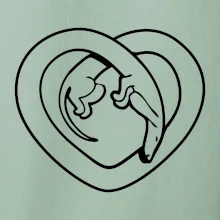 Jazvečík srdca - obrys