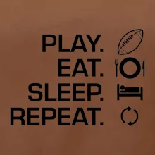 Play Eat Sleep Repeat americký fotbal