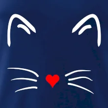 Mačka - srdce namiesto nosa