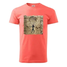 Egyptské hieroglyfy parašutista