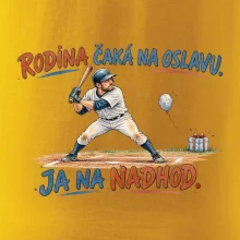 Rodina čaká na oslavu ja na nadhod