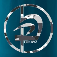 Krav maga  maskáčový nápis
