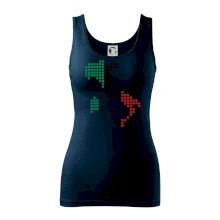 Taliansko obrys vlajka