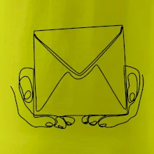 Obálka pôšták jedným ťahom Obálka pôšták jedným ťahom