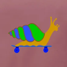 Šnek na skateboardu (Moňas)
