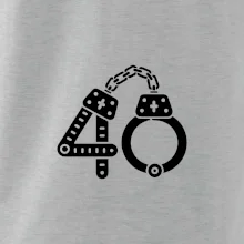 Narodeninové tričko pre policajta - putá 40