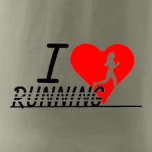 I love running dievča