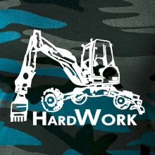 Hard Work kráčajúce rýpadlo