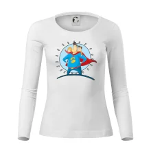 Táta superman - dievča a chlapec