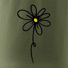 Kopretina - dole na výšku