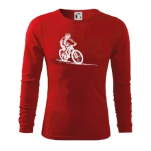 MTB kreslený cyklista MTB kreslený cyklista