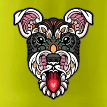 Knírač hlava barevná Knírač hlava barevná