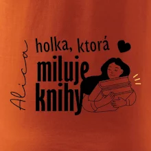 Čiernobiela holka, ktorá miluje knihy - holka - Vaše meno