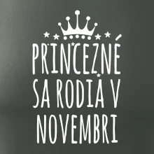Princezné sa rodia v novembri